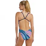 Купальник TYR Durafast Elite Cutoutfit Riptidal, синий - фото 2