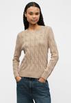 Джемпер Tommy Hilfiger SOFT CABLE , Safari Canvas Heather/Beige - фото 4