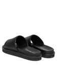 Мюли Flat Molded Slide Sandal Lth YM0YM01225 Calvin Klein Jeans, черный - фото 3