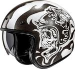 Шлем HJC v31 flame jet, Black/White - фото