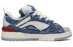 Кроссовки LiNing Wave Pro Skateboarding Shoes Men Low-top Blue/white/red, синий/белый - фото 2
