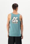 Топ Rip Curl RAW ENERGY BUBBLE TANK UNISEX, Storm Blue/Blue - фото 2