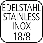 Соломинки APS (набор, 11 шт.), 10 трубочек из нержавеющей стали + щеточка для чистки, цвет bunt - фото 4