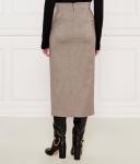 Юбка женская Marella на пуговицах с разрезом, бежевый - фото 3