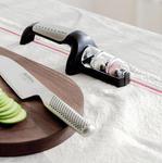 Global 2-Stage Handheld Knife Sharpener, Stainless Steel - фото 4