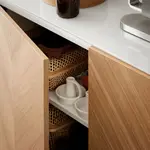 Дверь, дубовый шпон, 60х64 см, HEDEVIKEN IKEA - фото 2