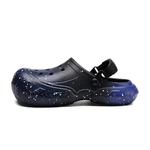 Сабо унисекс Oubt, черный/синий - фото 3