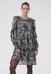 Платье Kaffe ALICA, Black/Grey Abstract Graphic/Black - фото