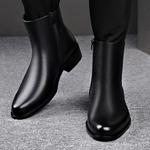 Черные мужские ботинки LUOMAIKE - фото 3