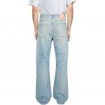 2021M Regular Fit потертые джинсы Acne Studios, голубой - фото 6