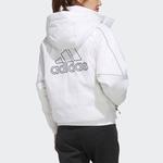 Пуховик женский белый Adidas - фото 5