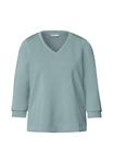 Топ Street One Long sleeved top, Blau/Blue - фото 4
