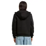 Толстовка Urban Classics Bonded Sherpa full zip, черный - фото 2