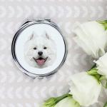 Самоед Карманное зеркало Геометрическая собака Inna Marka - фото 2