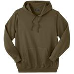 Мужской флисовый пуловер KingSize Deep Olive - фото