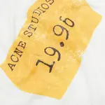 Футболка с принтом логотипа Acne Studios, белый - фото 5