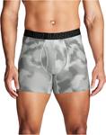 Under Armour мужские боксеры Tech 6-дюймовые, 1 шт, White Diffuse Print - фото