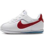 Cortez Детская обувь для малышей, кроссовки Nike, белый/красный/синий - фото