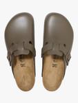 Бостонские кожаные клоги Birkenstock, Concrete Grey - фото 3