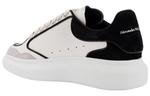 Кроссовки oversized leather sneakers 'white black' Alexander Mcqueen, белый - фото 2
