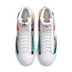 Кроссовки x блейзер mid 77 flyleather Nike, белый - фото 4