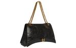 Сумка crush large chain bag 'black' Balenciaga, черный - фото 2