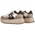 Кроссовки женские толстые низкие Daphne, черный - фото 2