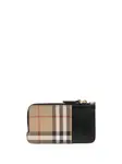 Кошелек в клетку Vintage Check BURBERRY, нейтральный - фото 2