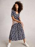 Платье Megan Abstract Floral из джерси White Stuff, Navy - фото 3