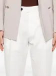 Брюки с защипами Eleventy, белый - фото 5