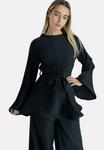 Блуза SET - Trousers Elara, черный - фото 4