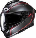 Шлем HJC c71 quez, Anthracite/Red - фото