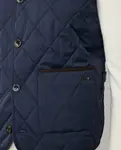 Мужской ультралегкий стеганый жилет Paddock Hackett, темно-синий - фото 4