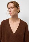 Кардиган ADOLFO DOMINGUEZ V-NECK WRAP, Brown - фото 4