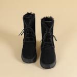 WARRIOR Женские черные утепленные зимние ботинки Crew - фото 10