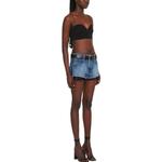 Шорты женские Miu Miu с подкладкой, синий - фото 4