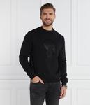 Свитер с круглым вырезом Regular fit Karl Lagerfeld, черный - фото 3