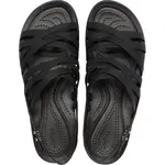 Сандалии Crocs Brooklyn Strappy Low Wedge, черный - фото 5