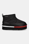 Зимние ботинки Tommy Jeans TJW NYLON FLATFORM BOOT WL, черный - фото 3
