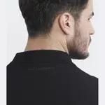 Рубашка поло стандартного кроя Karl Lagerfeld, черный - фото 4