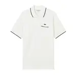 Карманная поло LACOSTE, белый/зеленый - фото