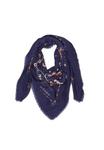 Шарф PIOMBO Scarf, White Blue Red/White - фото 4