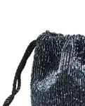 Клатч бусины бахрома Sfera, темно-серый - фото 3