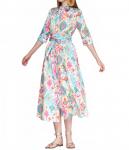 Икат платье в технике акварели Vilagallo, мультиколор - фото 2