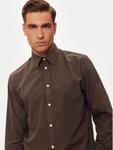 Рубашка узкого кроя Selected Homme, коричневый - фото 4