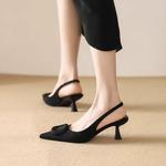 Туфли женские на высоком каблуке Xingdiman, черный - фото 6