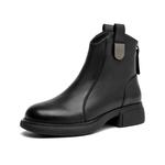 AOKANG Короткие женские ботинки Martin, черные - фото