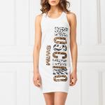 MOSCHINO Женское белое платье без рукавов - фото 5