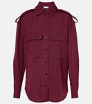 Рубашка-утилита Victoria Beckham, Port - фото