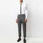 THOM BROWNE Мужская белая рубашка - фото 4